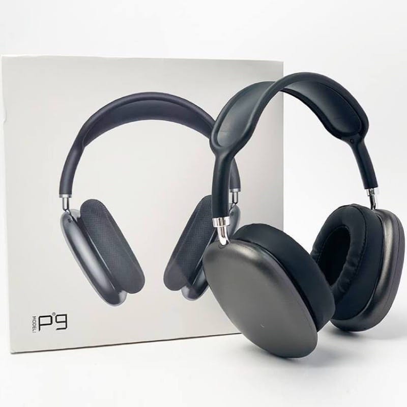P9 Max Wireless Bluetooth Headphones | Premium Over-Ear Hi-Fi Sound | Deep Bass & Noise Reduction | Foldable Gaming & Travel Headset (Random Color) 🎧🔥✨