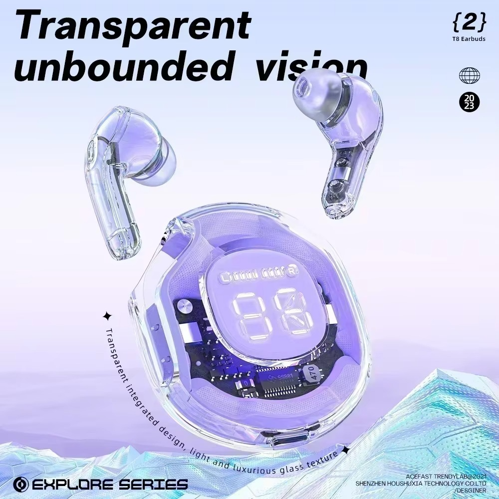 Pro-Design TWS Wireless Earbuds | Latest Bluetooth 5.3 & ENC Noise Reduction | Deep Bass Hi-Fi Sound | Intelligent LED Power Display Charging Case 🎧🔋⚡